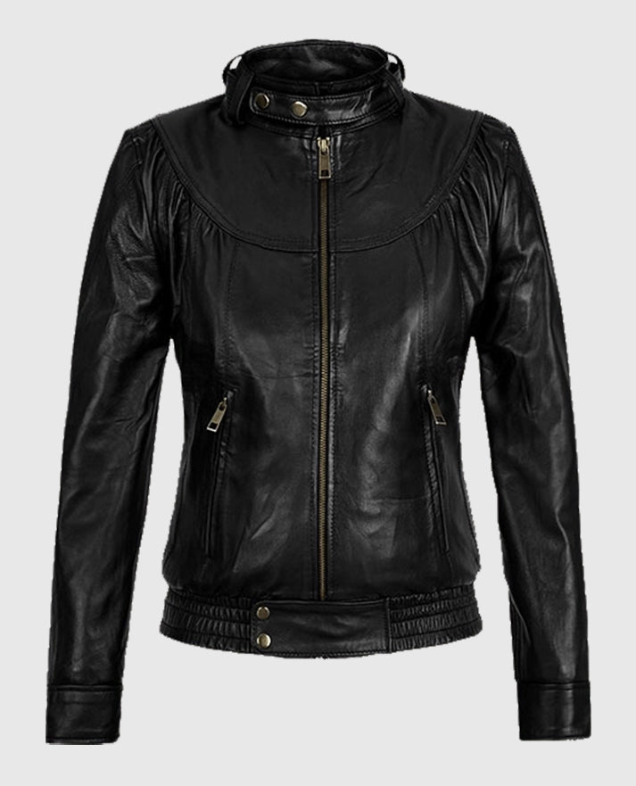 Meagan Good Black Leather Jacket