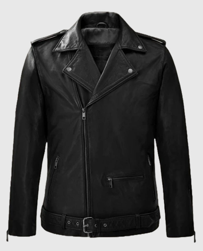 Men's Rutland Black Riding Leather Jacket