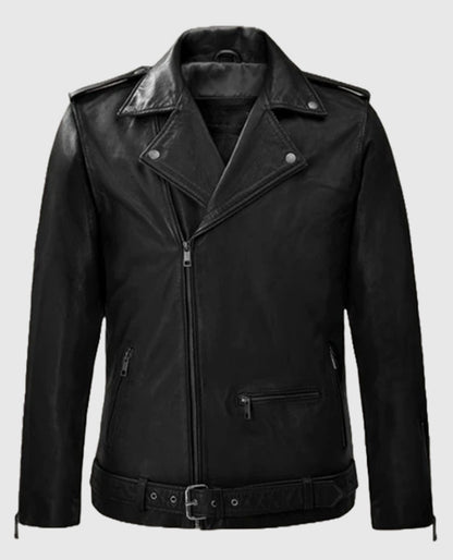 Men's Rutland Black Riding Leather Jacket
