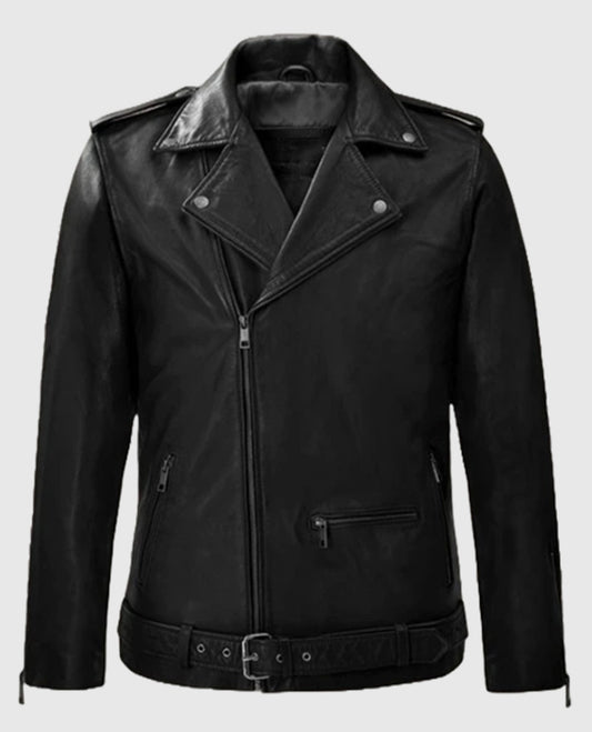 Men's Rutland Black Riding Leather Jacket