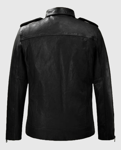Men's Rutland Riding Black Leather Jacket