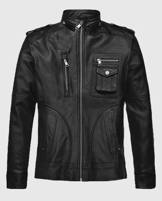 Men's Street Style Leather Jacket