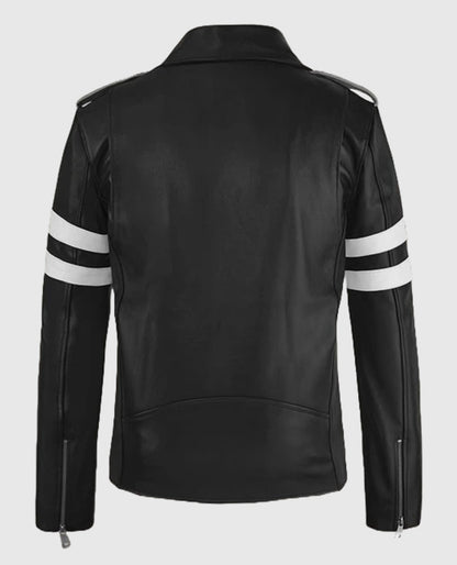 Monza Biker Leather Jacket for Men