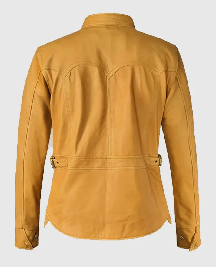 Next Nicolas Cage Yellow Leather Jacket