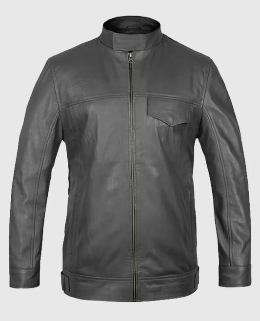 Shia Labeouf Transformers 3 Zip up Leather Jacket