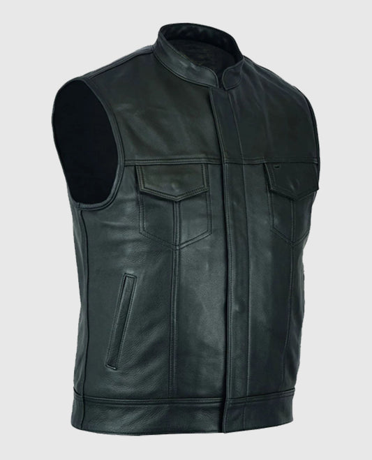 Sons Of Anarchy Inspired Motorcycle Leather Vest