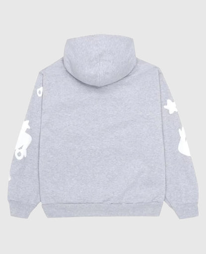 Sp5der Beluga Gray Hoodie