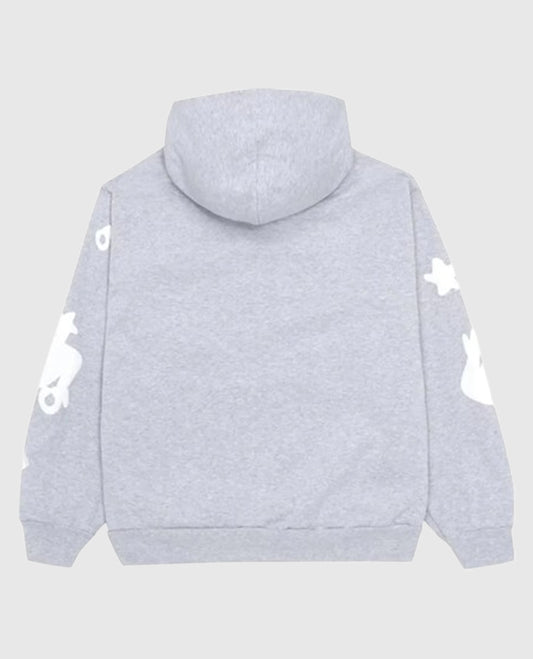 Sp5der Beluga Gray Hoodie