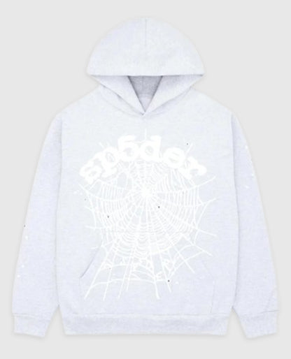 Sp5der OG Web Grey Hoodie
