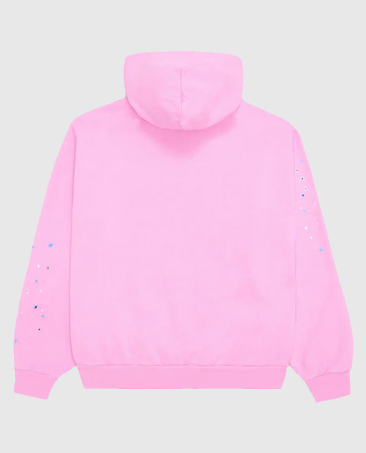 Sp5der OG Web Pink Fleece  Hoodie