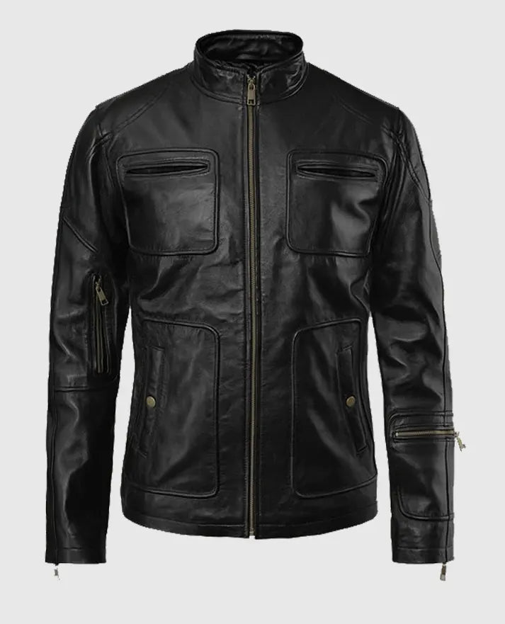 Star Trek Black Leather Jacket
