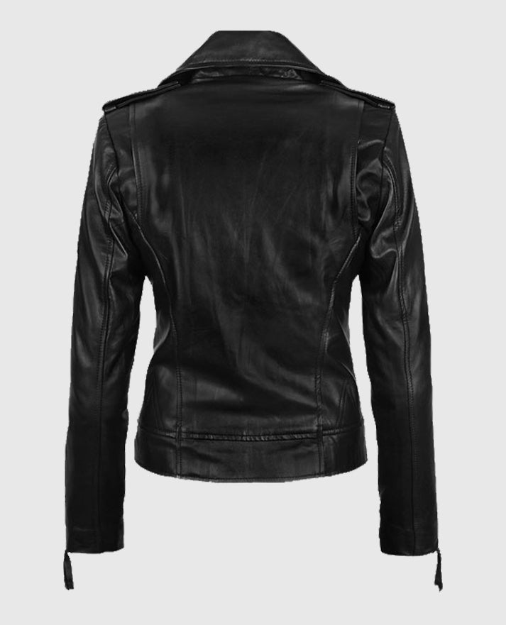 Teenage Mutant Ninja Turtles 2 Megan Fox Black Biker Leather Jacket