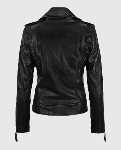 Teenage Mutant Ninja Turtles 2 Megan Fox Black Biker Leather Jacket