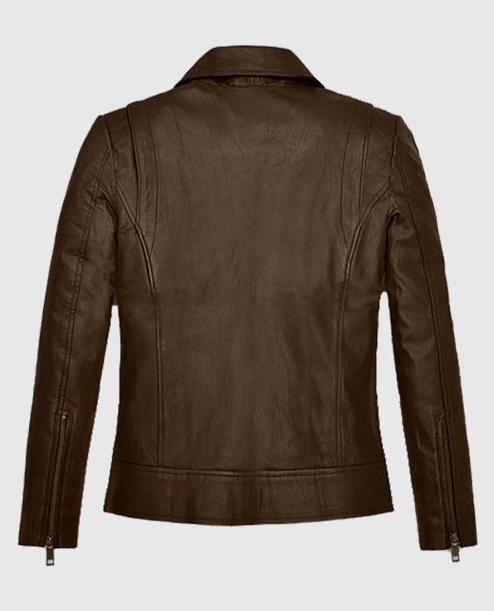True Detective Rachel McAdams Leather Brown Jacket