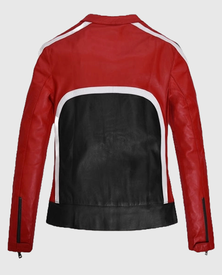 Ursula Corbero Money Heist TV Show Tokyo Leather Jacket