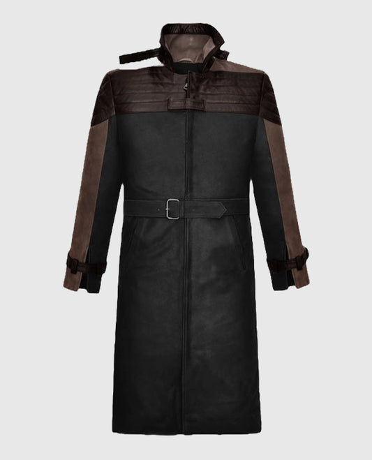 Watch Dogs 3 Legion Aiden Leather Trench Long Coat