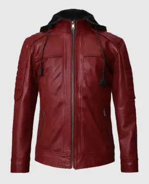 Men's Rodeo Hooded Leather Jacket